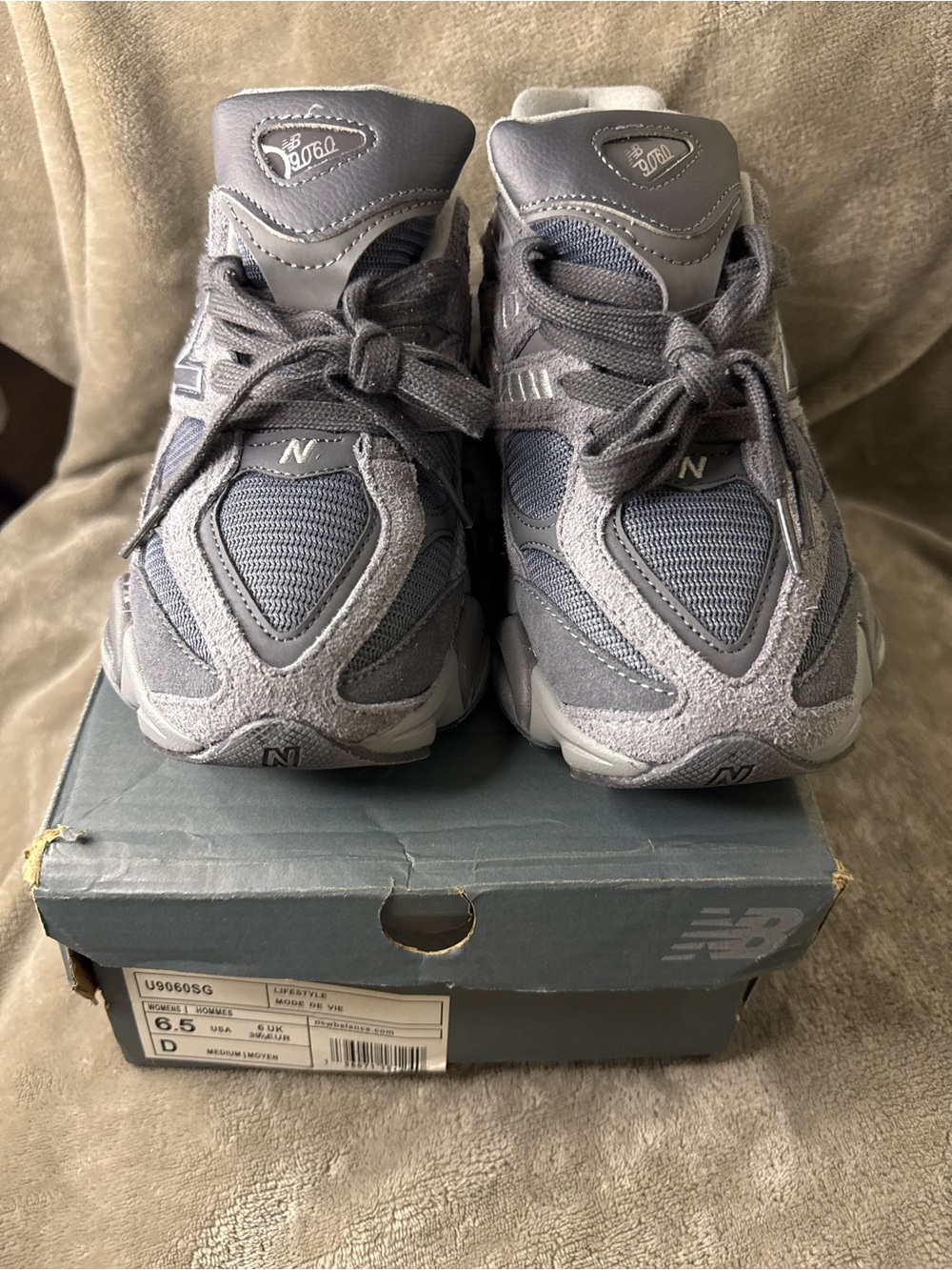 New model new balance 9060 aged version sneakers shoes women size 6.5